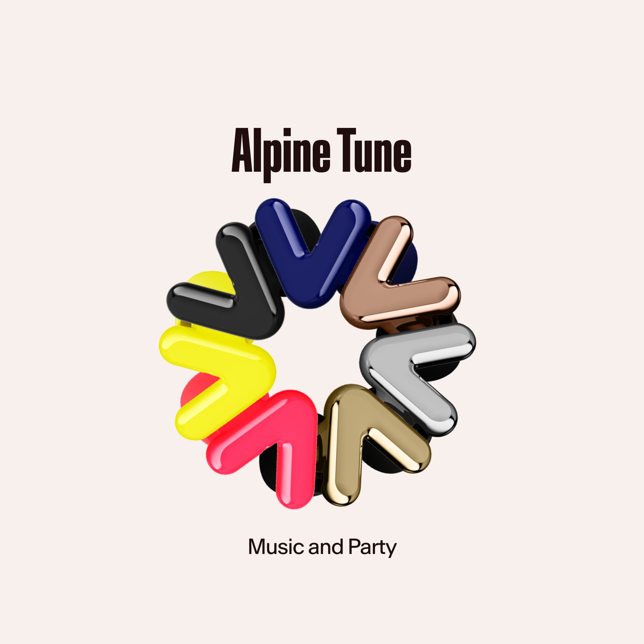 Alpine Tune earplugs in multiple colors arranged in a circle, with the text &
