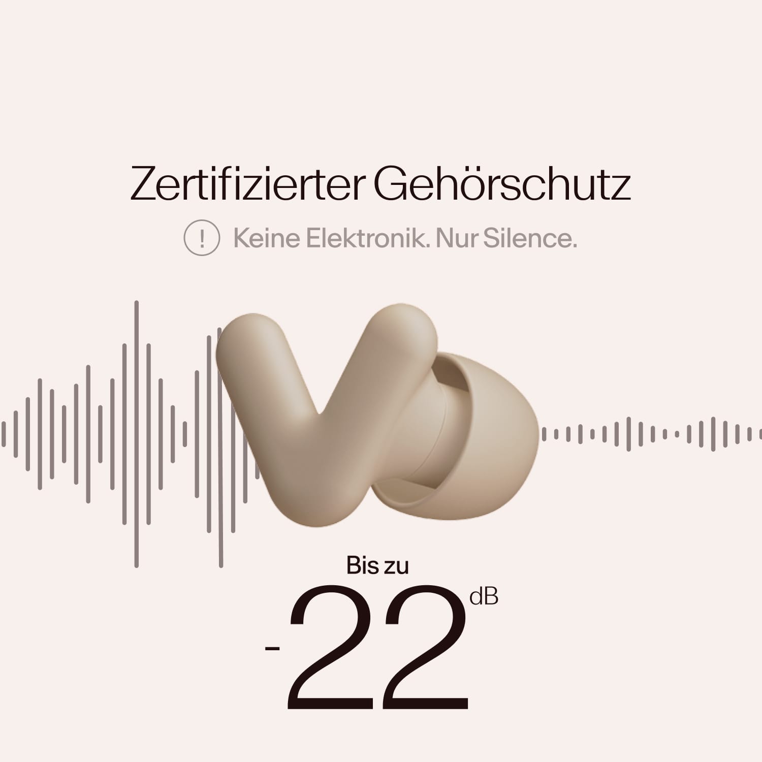 Alpine Silence, zertifizierte Geräuschdämmung von 22dB