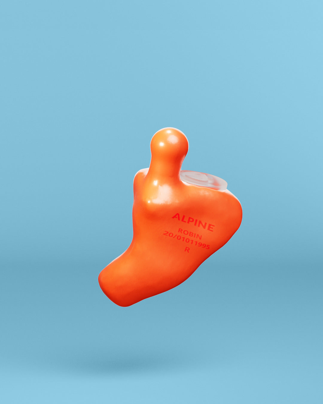 Alpine musicsafe op maat oordoppen oranje