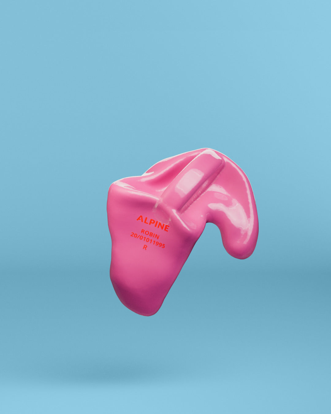 Alpine op maat swimsafe oordoppen neon roze