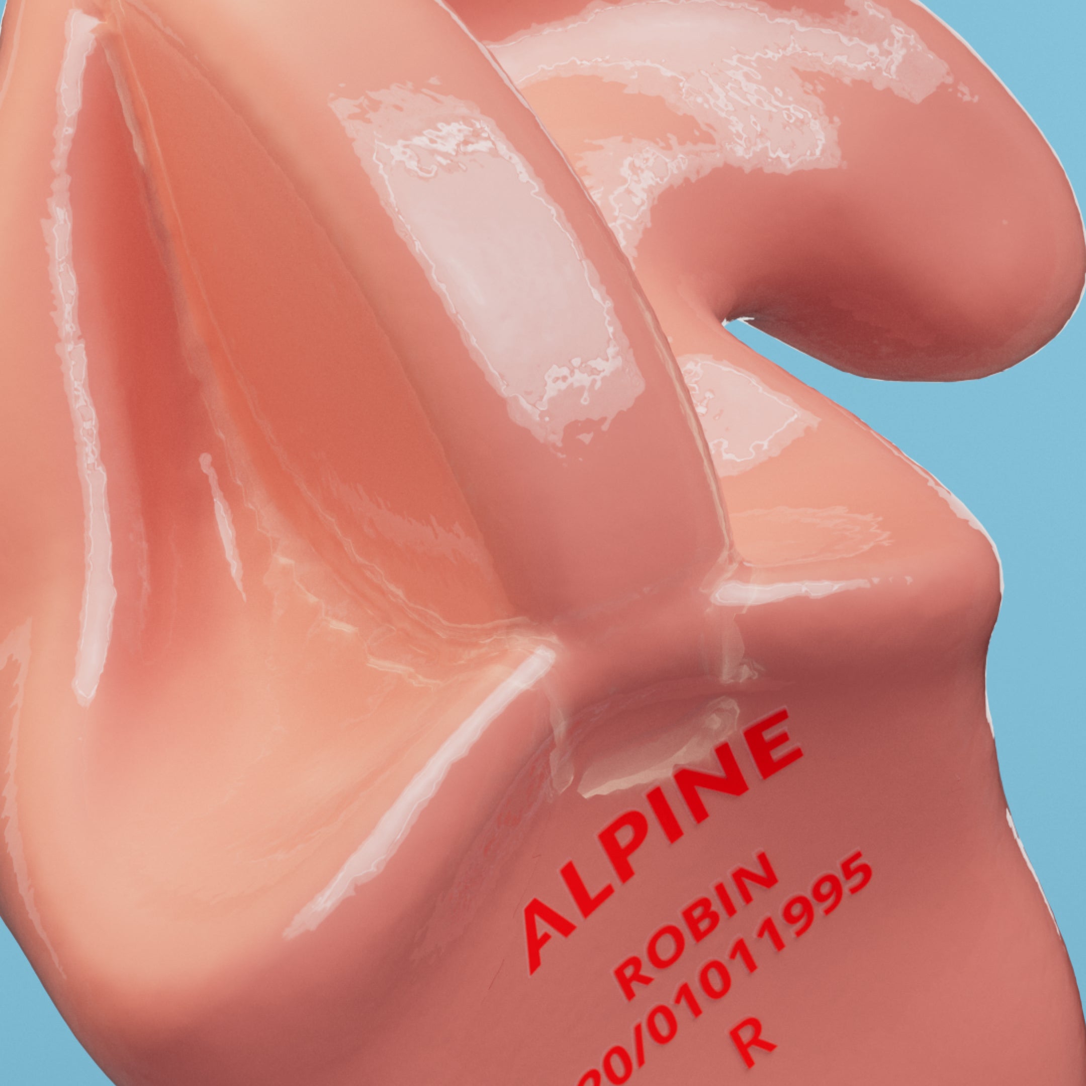 alpine swimsafe custom oordoppen productdetail neon oranje