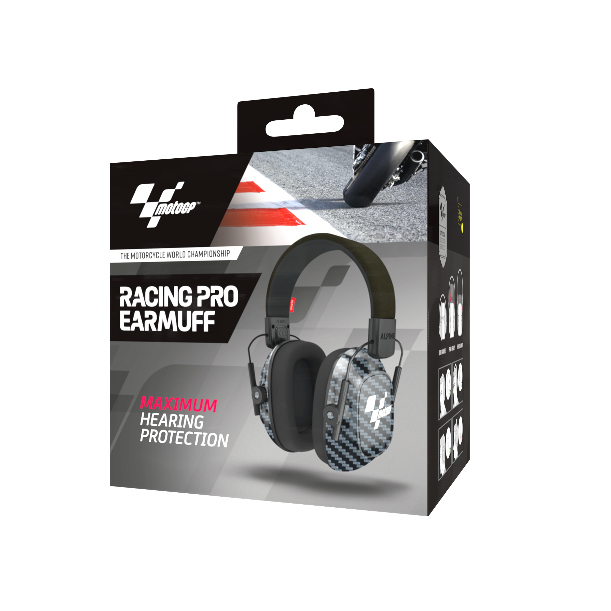 MotoGP Koptelefoon voor geluidsbescherming tijdens uw favoriete races – Alpine  Hearing Protection