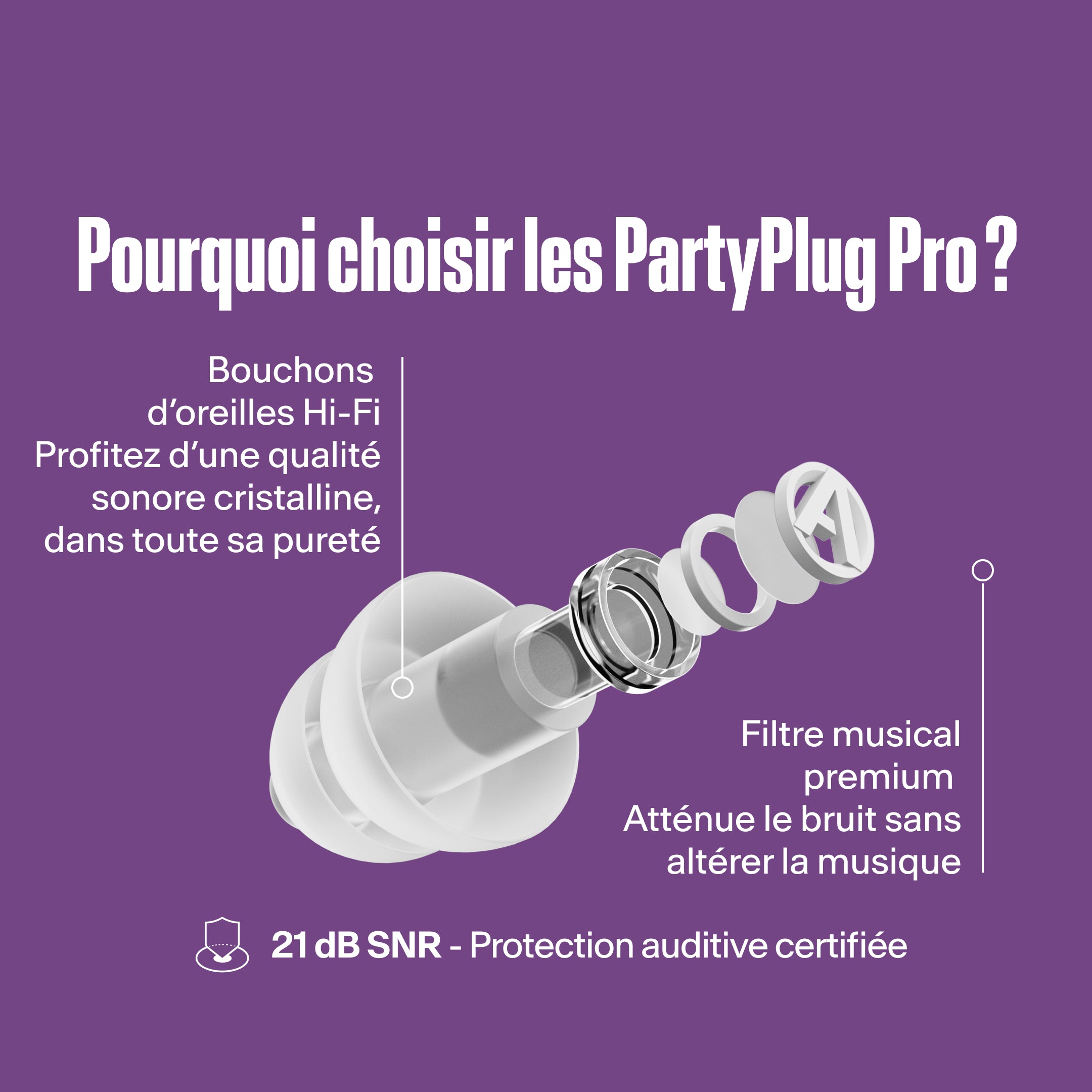 Pourquoi PartyPlug Pro ? Bouchons d&