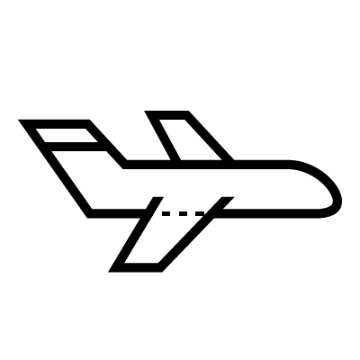 vliegtuig icoon