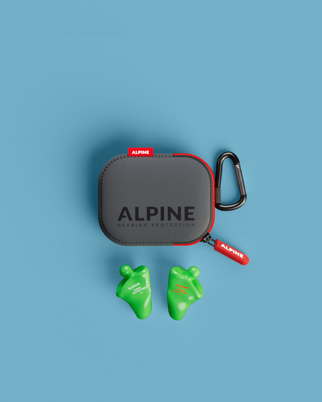 alpine flyfit custom 4d vliegtuig oordoppen op maat overzicht inclusief accessoires groen #color_groen