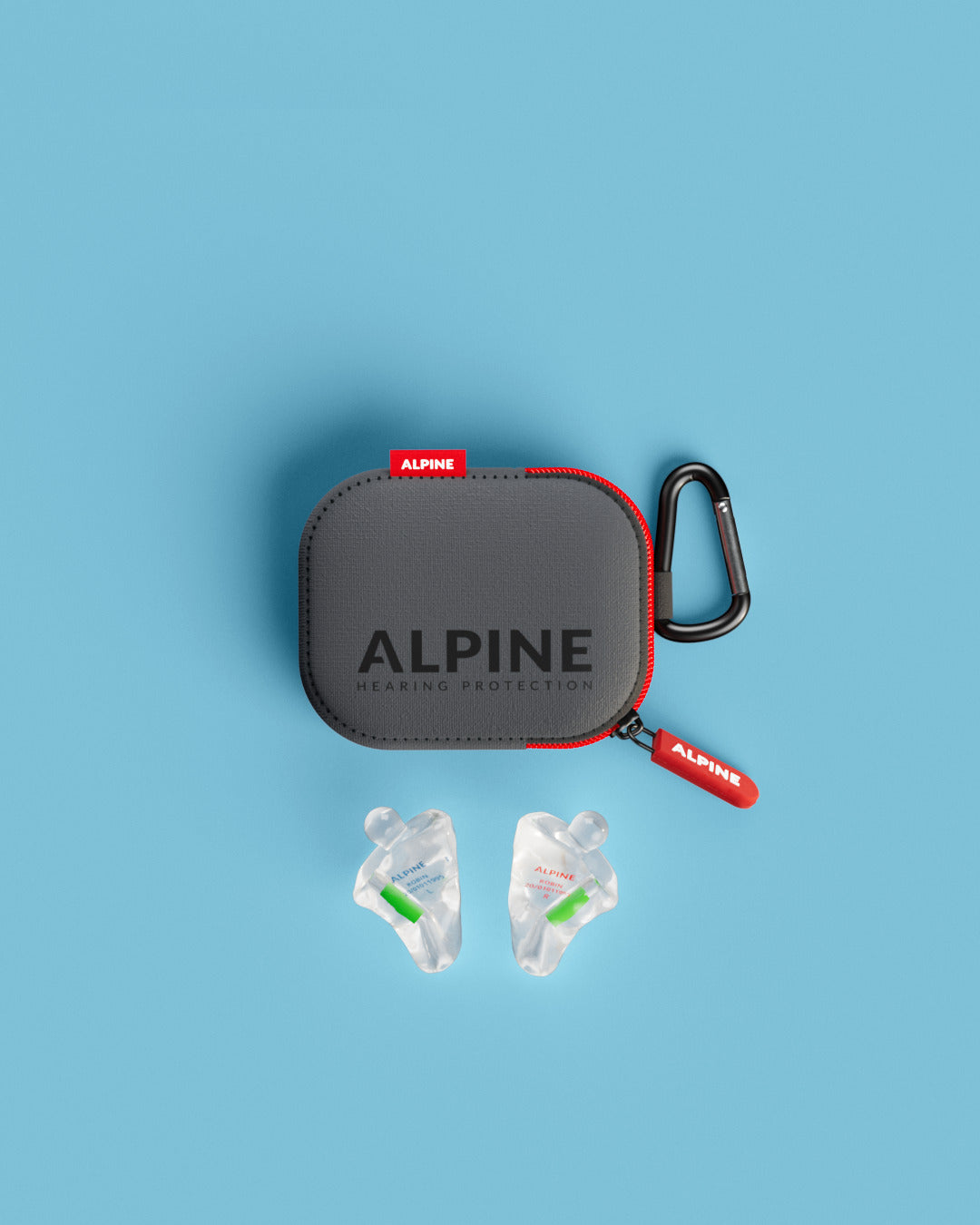 alpine flyfit custom 4d vliegtuig oordoppen op maat overzicht inclusief accessoires transparant