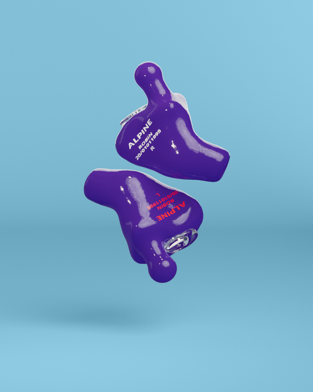 alpine musicsafe custom 4d oordoppen paars #color_paars