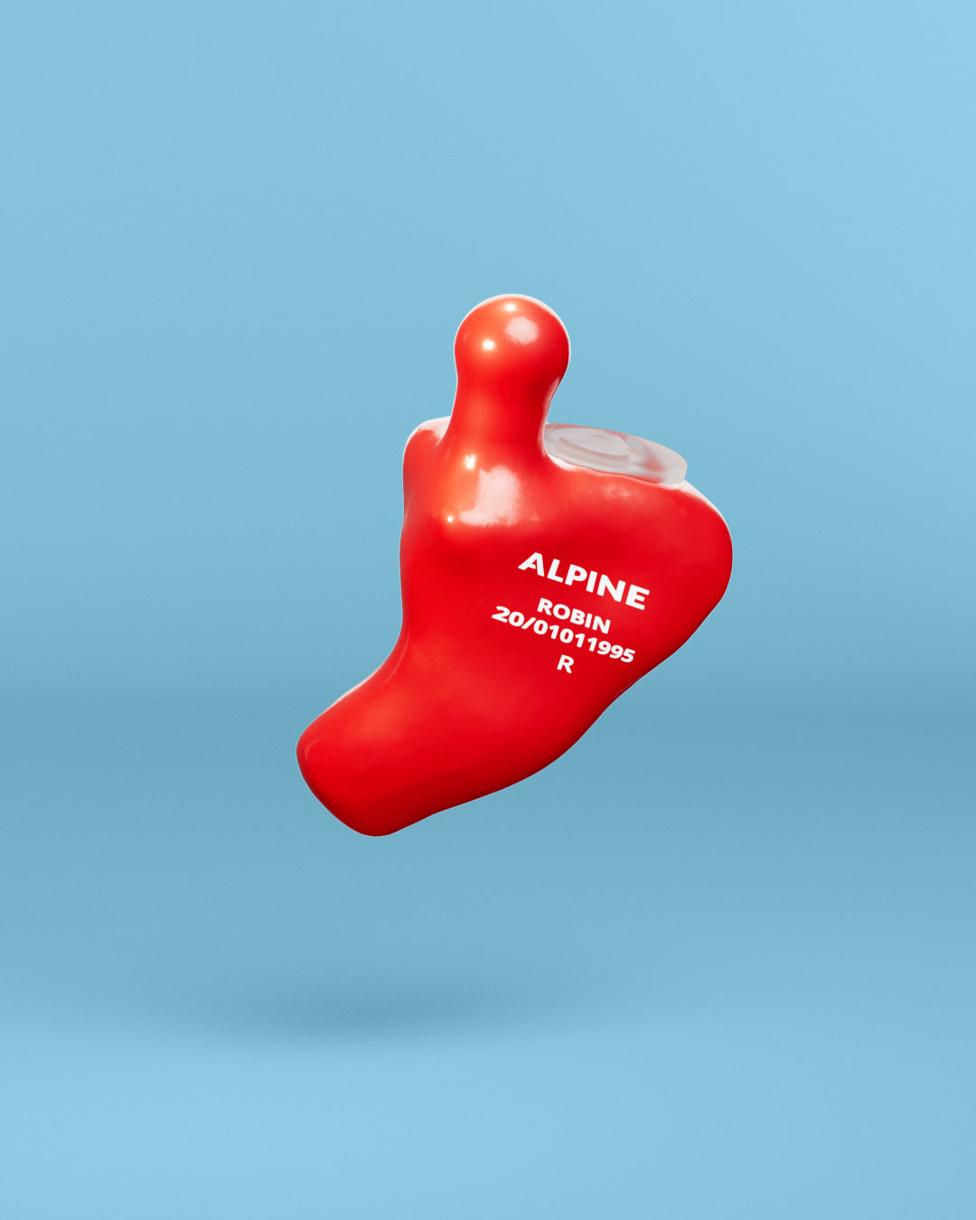 Alpine op maat musicsafe oordoppen rood 