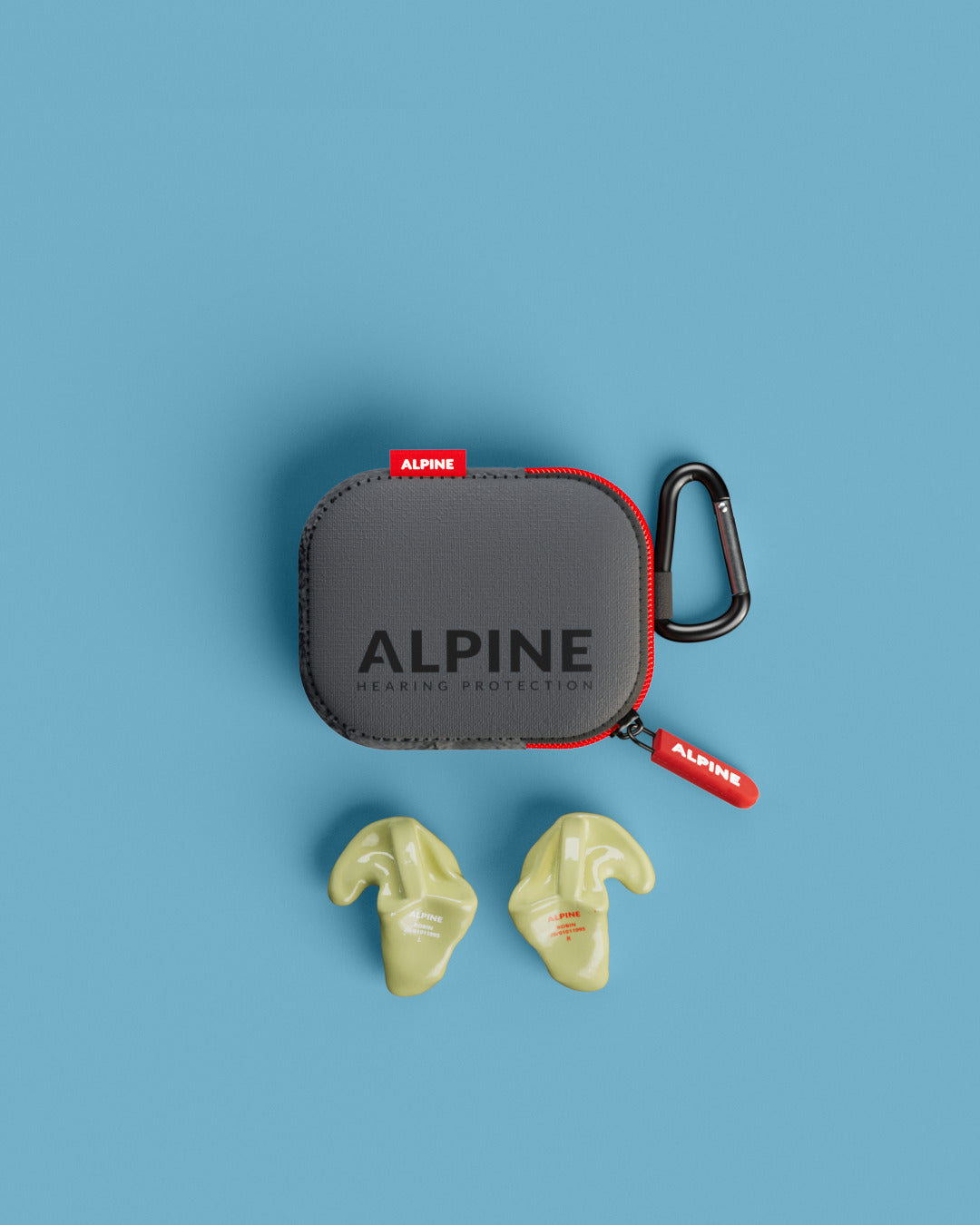 alpine swimsafe custom 4d 1 stuk zwemoordoppen op maat overzicht inclusief accessoires geel #color_neon-geel