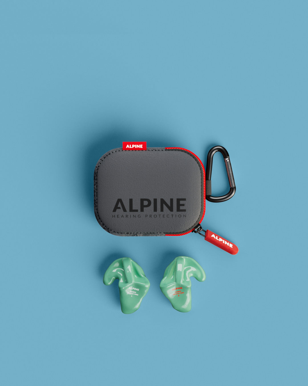 alpine swimsafe custom 4d 1 stuk zwemoordoppen op maat overzicht inclusief accessoires groen #color_neon-groen