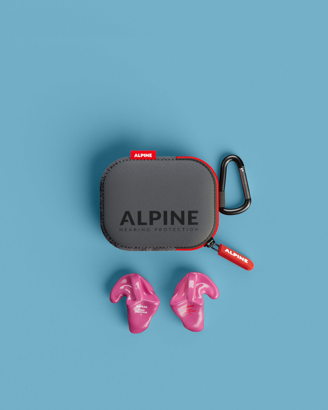 alpine swimsafe custom 4d 1 stuk zwemoordoppen op maat overzicht inclusief accessoires roze #color_neon-roze