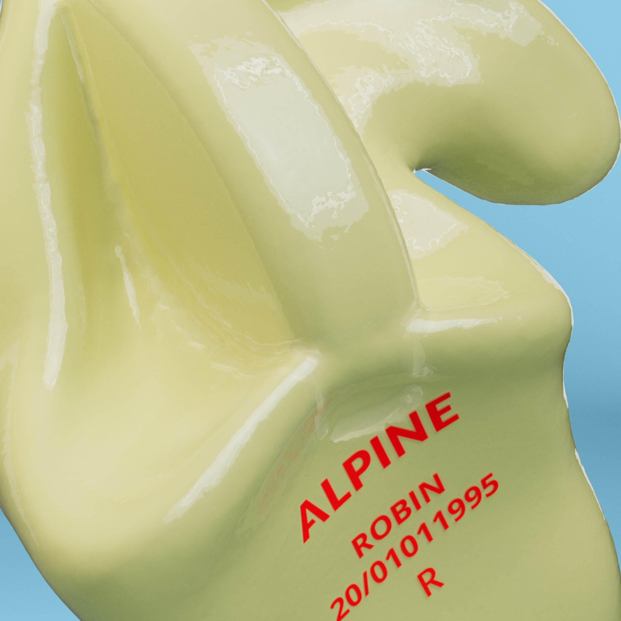 alpine swimsafe custom oordoppen productdetail  neon geel 