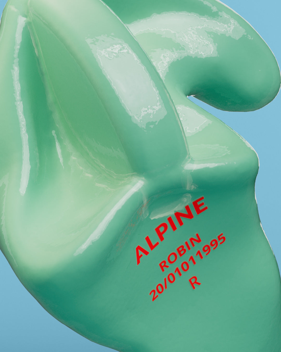 alpine swimsafe custom oordoppen productdetail  neon groen 