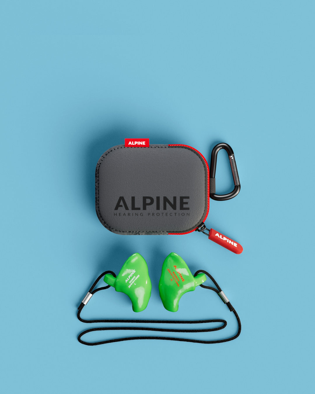 alpine worksafe custom 4d 1 stuk werk oordoppen op maat overzicht inclusief accessoires groen #color_groen