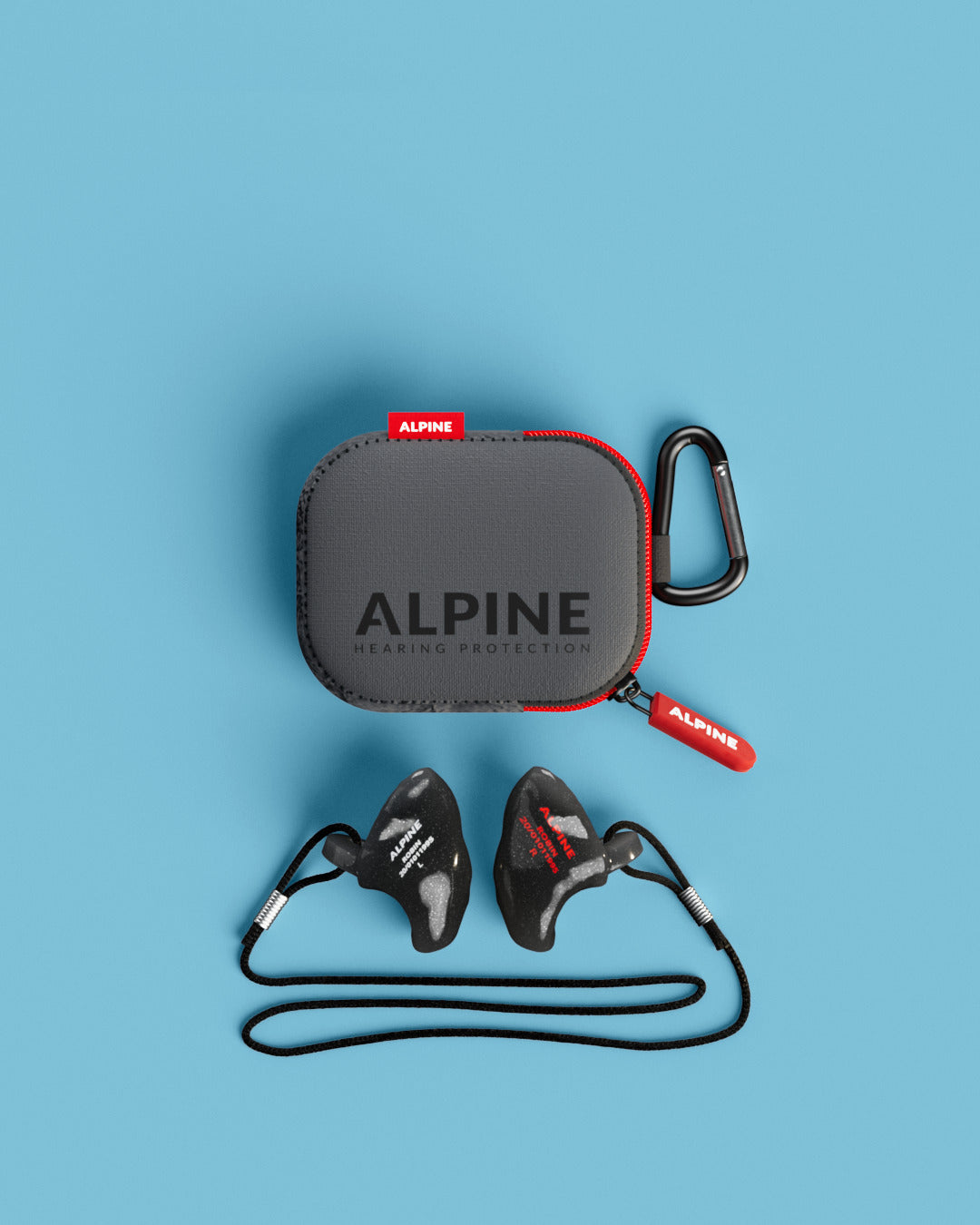 alpine worksafe custom 4d 1 stuk werk oordoppen op maat overzicht inclusief accessoires zwart